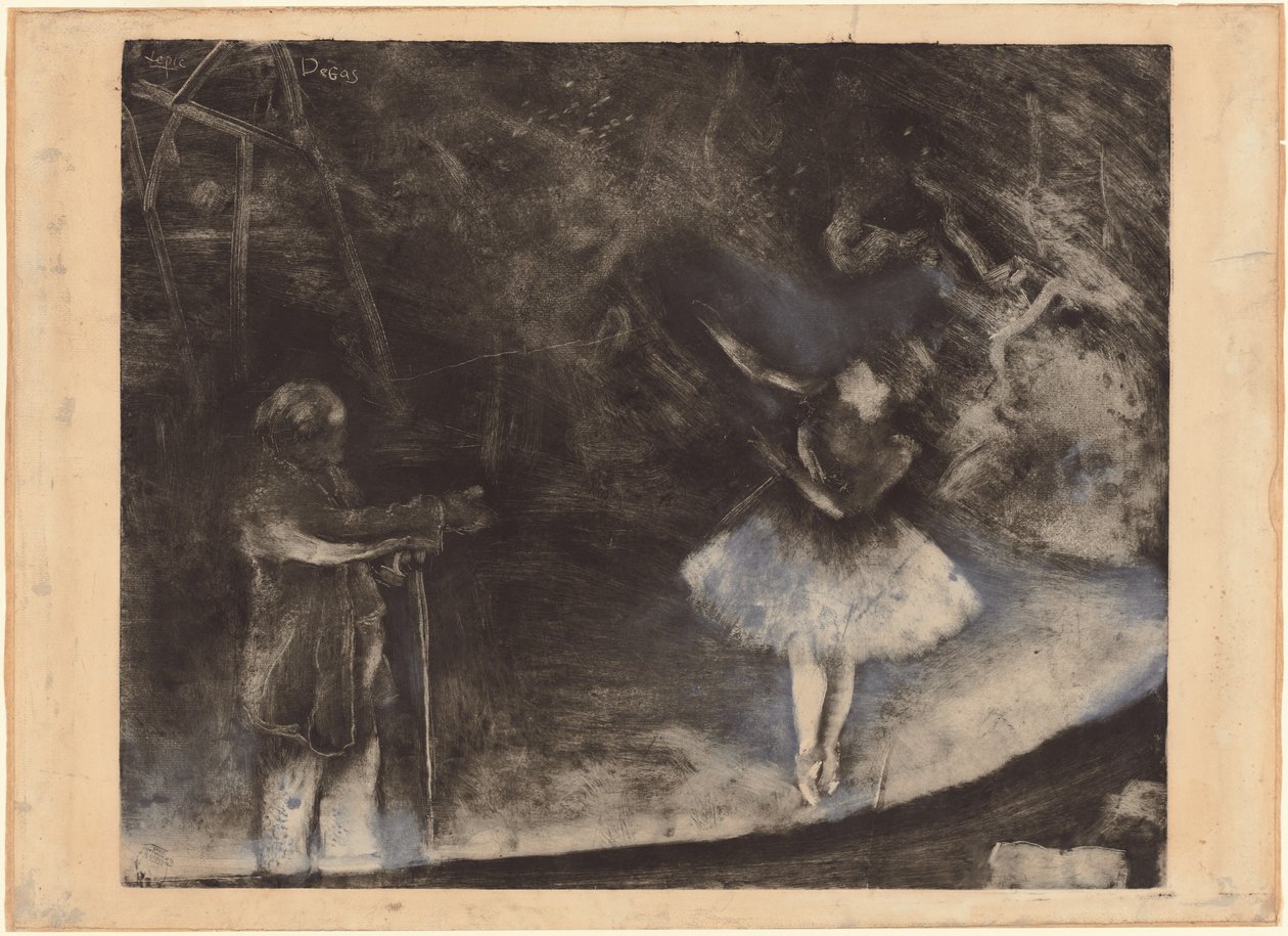 A balettmester c. 1876. alkotó: Edgar Degas