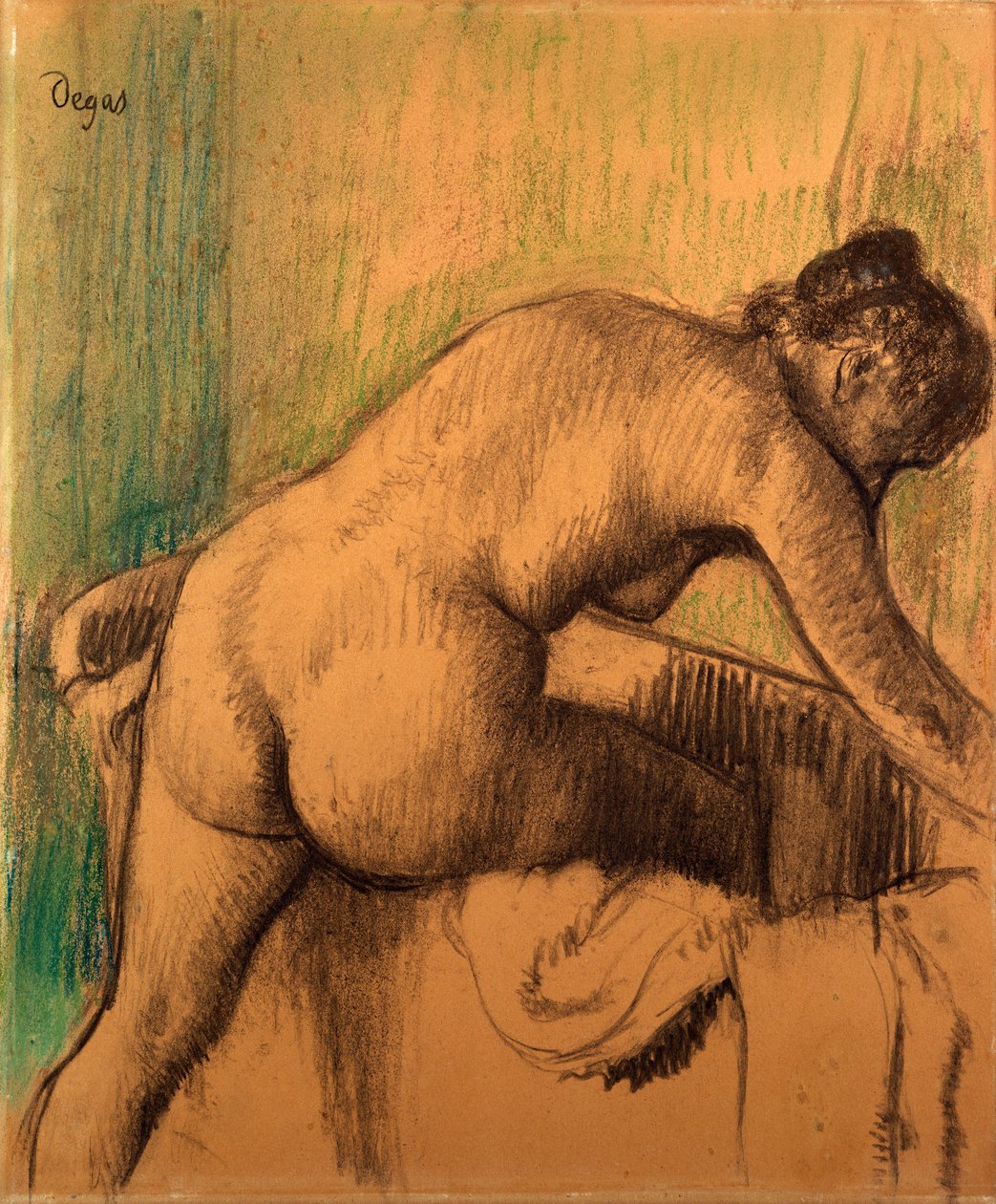 A fürdő, 1883 alkotó: Edgar Degas