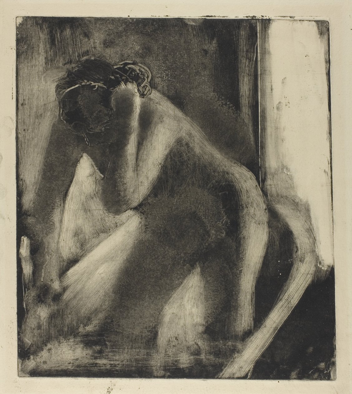 A fürdő, 1882 körül alkotó: Edgar Degas
