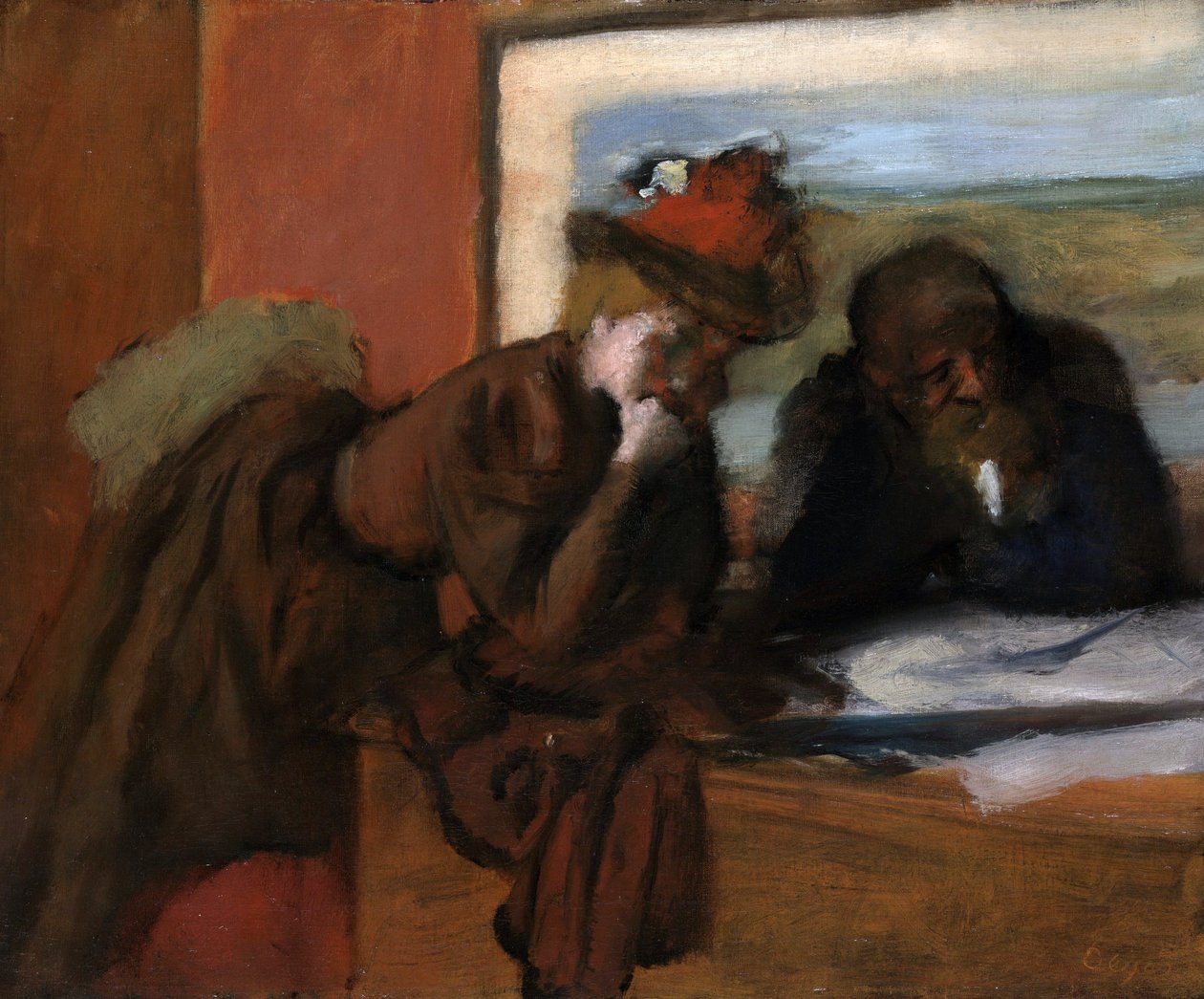 A beszélgetés alkotó: Edgar Degas