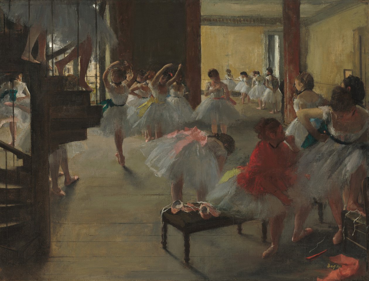 A Tánctanfolyam c. 1873. alkotó: Edgar Degas
