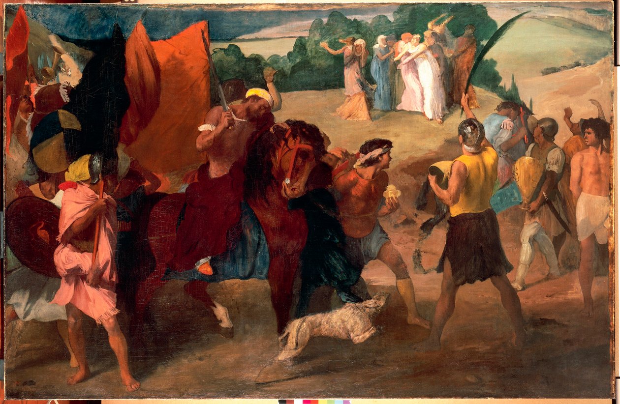 Jefte lánya alkotó: Edgar Degas