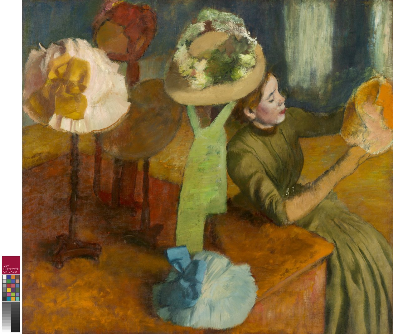 The Millinery Shop, 1879-86 alkotó: Edgar Degas