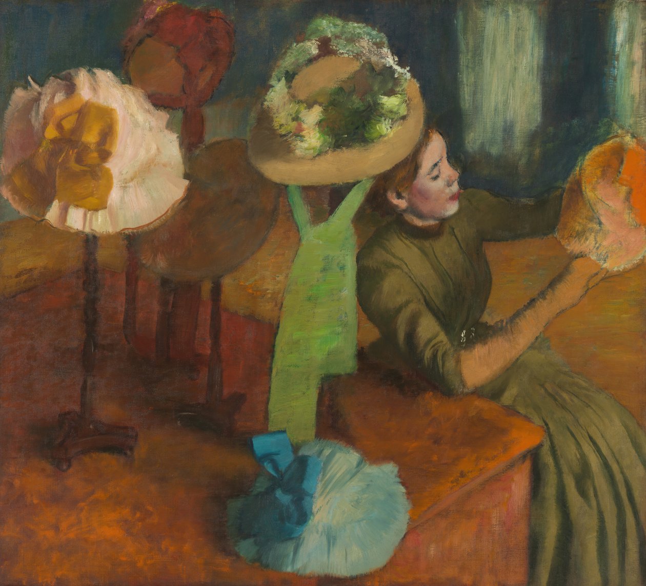 The Millinery Shop, 187986. alkotó: Edgar Degas