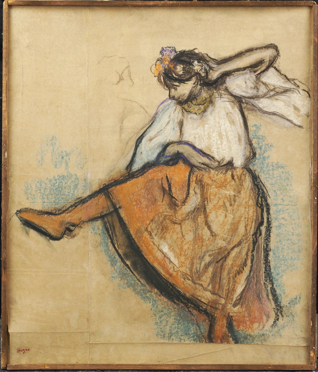 Az orosz táncos, 1895 alkotó: Edgar Degas