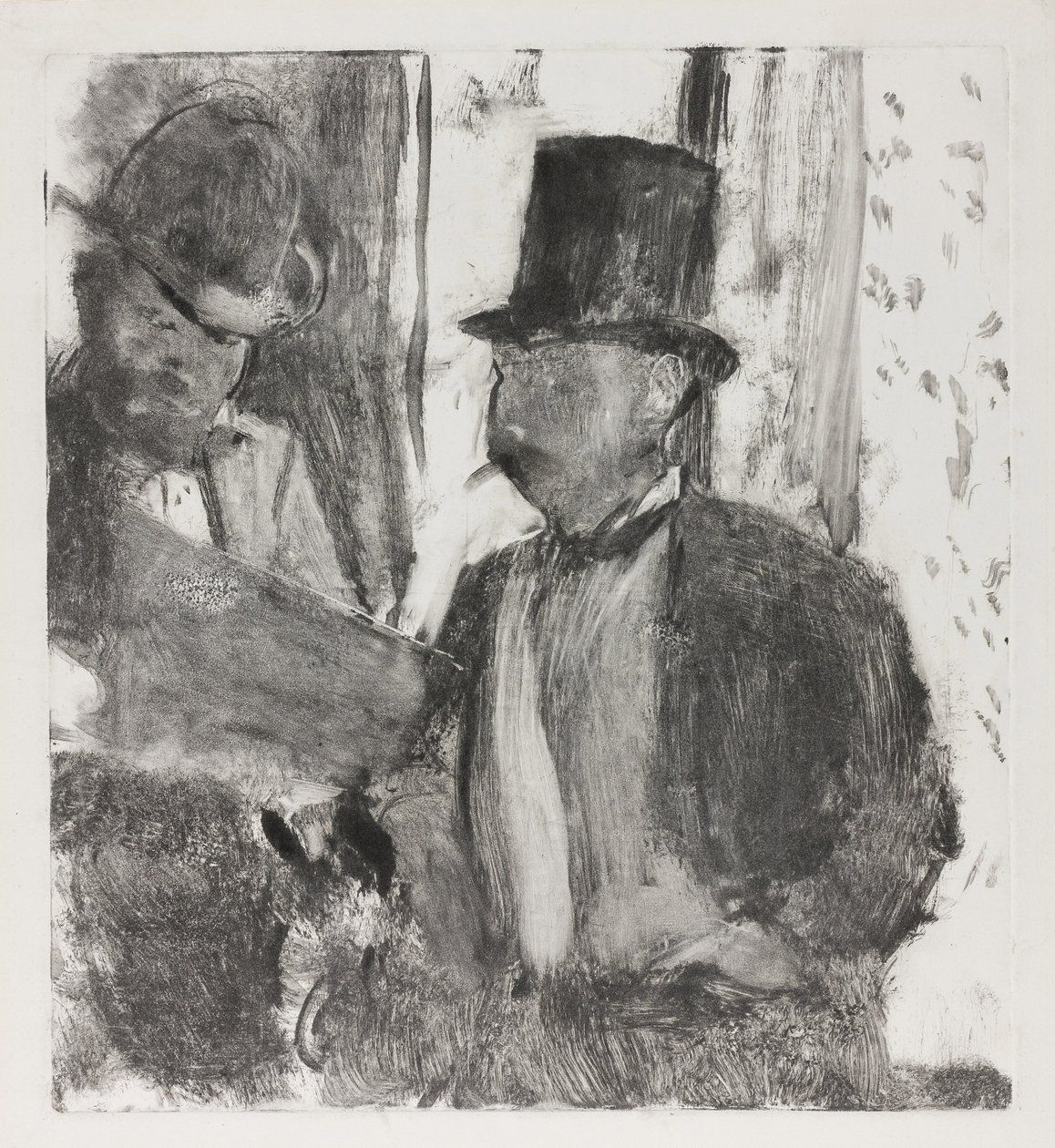 A két ínyence, 1880 körül alkotó: Edgar Degas