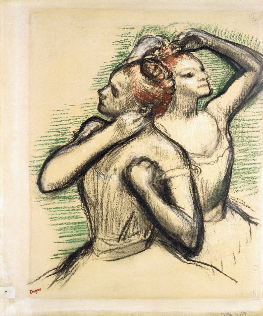 Két táncos, 1897 körül alkotó: Edgar Degas