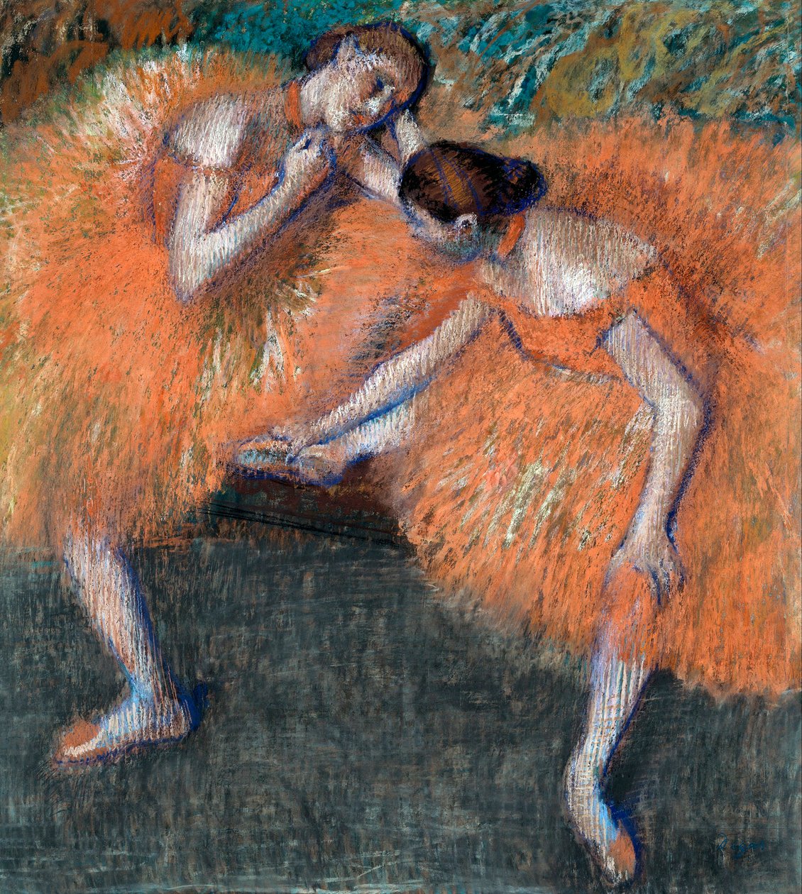 Két táncos, c. 1898 alkotó: Edgar Degas