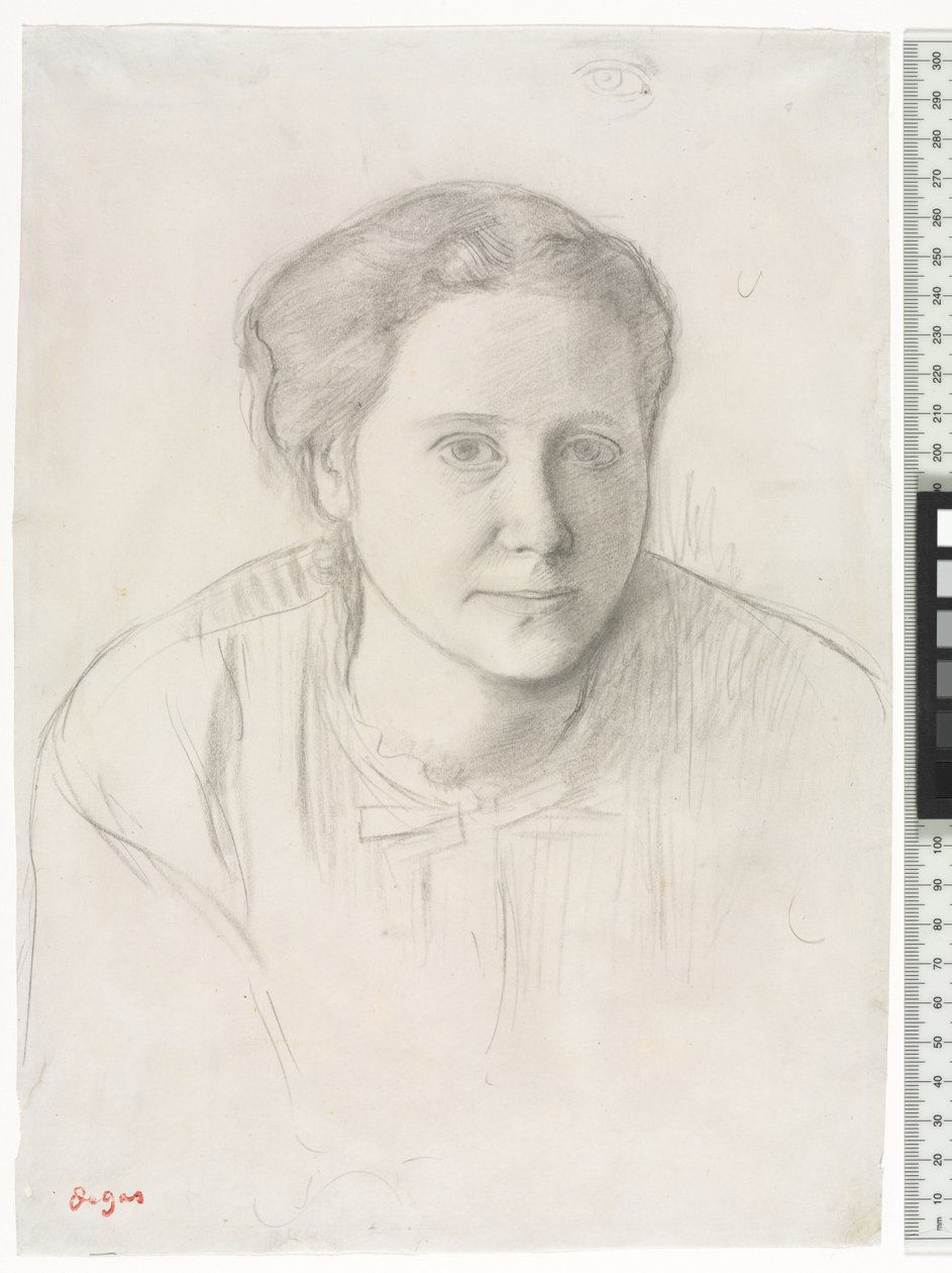 Victoria Dubourg, 1866 körül alkotó: Edgar Degas