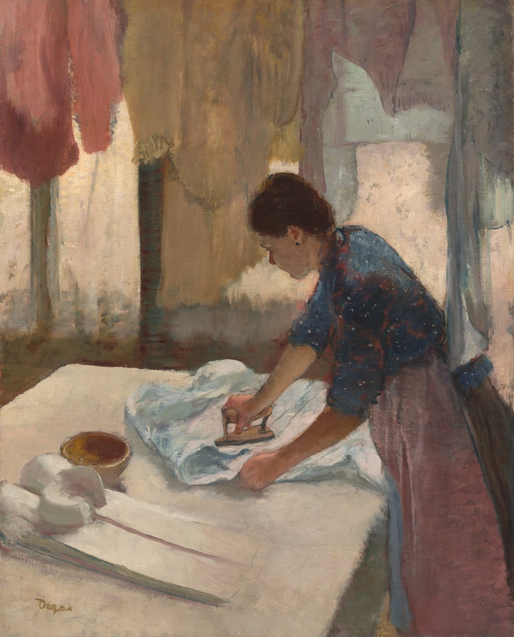 Női vasalás alkotó: Edgar Degas