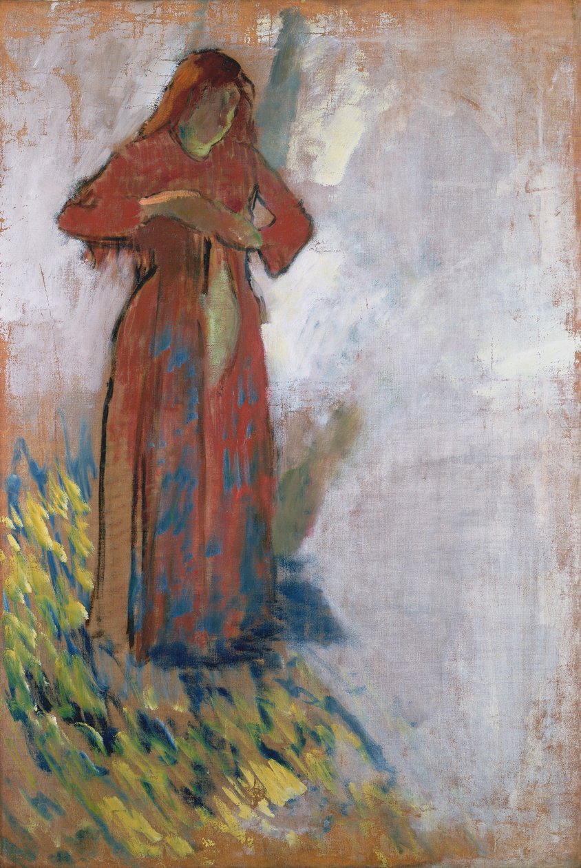 Nő vetkőző alkotó: Edgar Degas