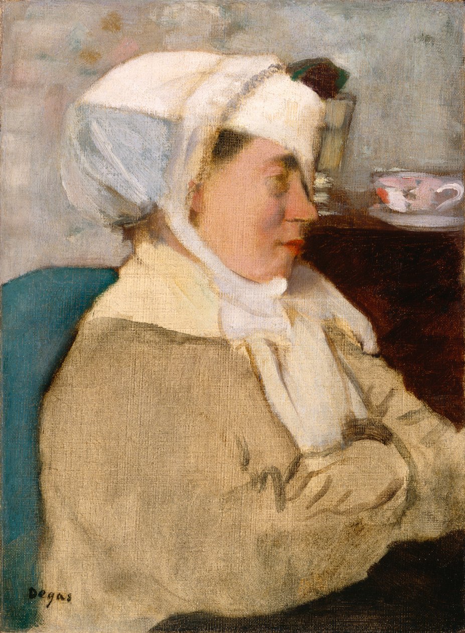 Nő kötszerrel, 1872 körül alkotó: Edgar Degas
