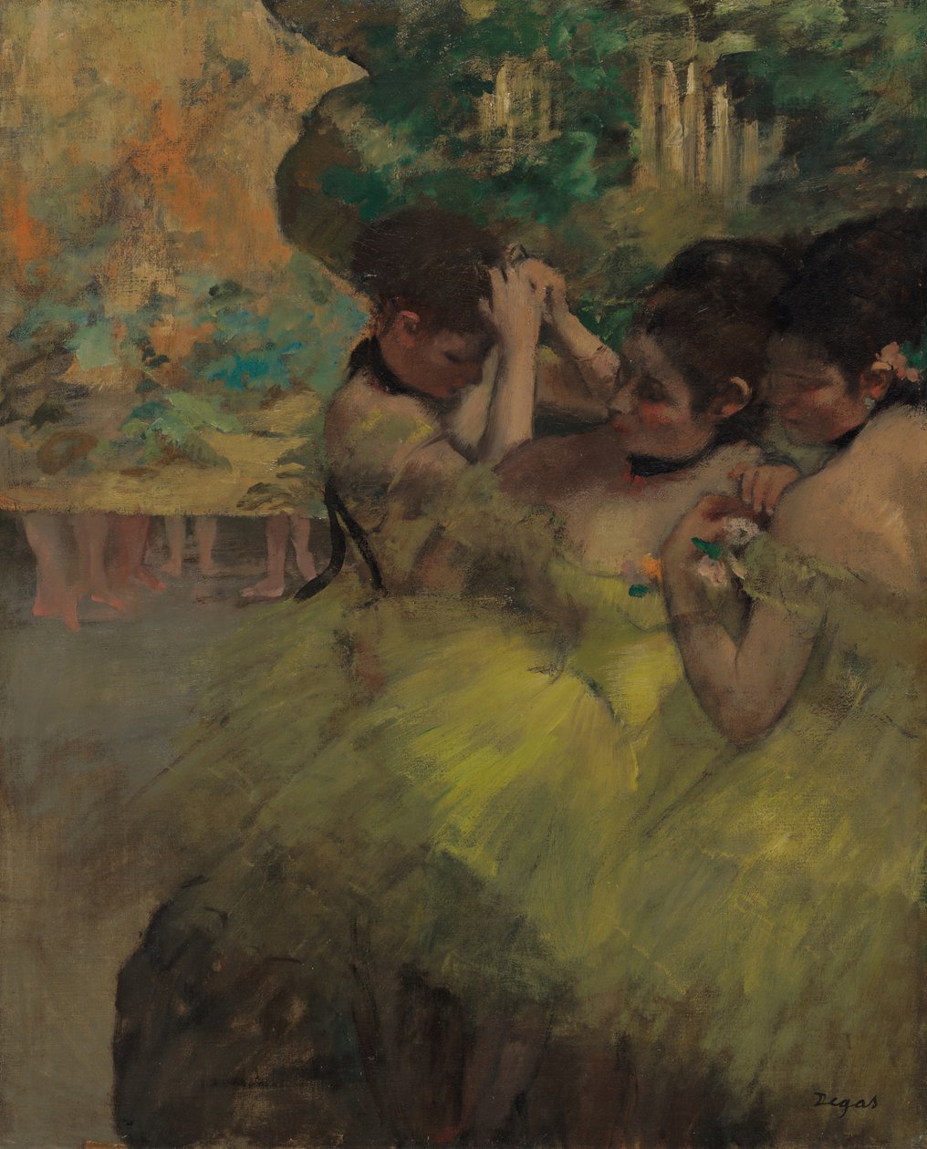 Sárga táncosok a szárnyakban, 187476. alkotó: Edgar Degas