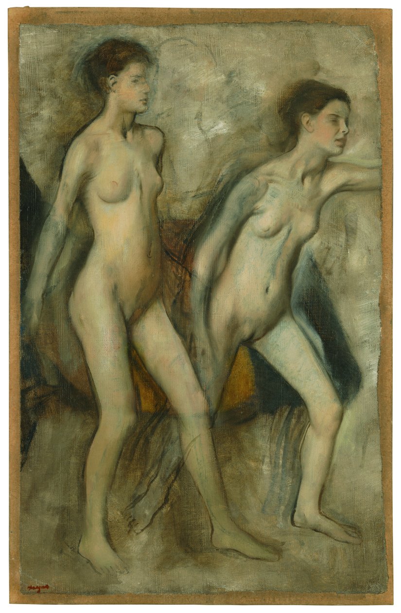 Fiatal spártai lányok provokálják a fiúkat alkotó: Edgar Degas