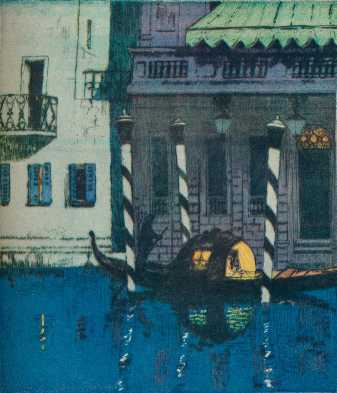 Nocturne c1924 alkotó: Edgar L. Pattison