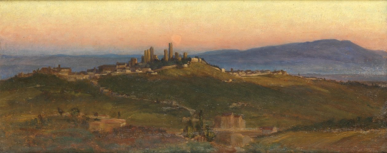 San Gimignano, 1898 alkotó: Edith Ridley Corbet