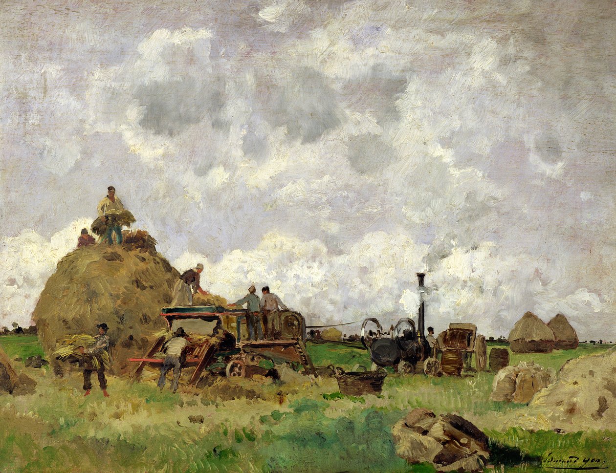 A cséplőgép alkotó: Edmond Charles Yon