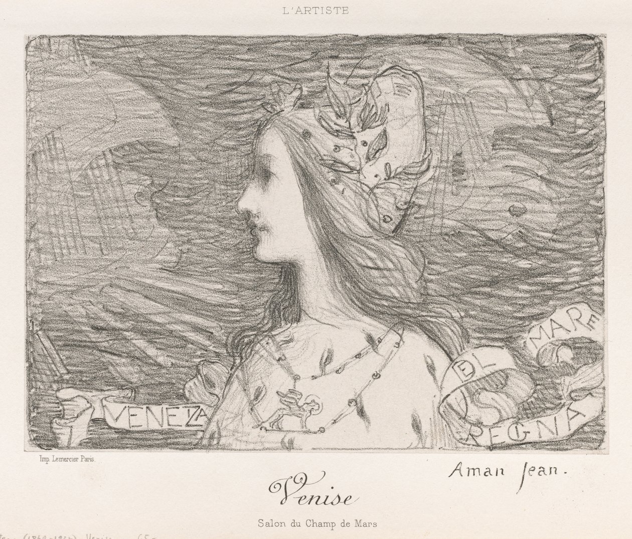 Velence, 1892. alkotó: Edmond François Aman Jean