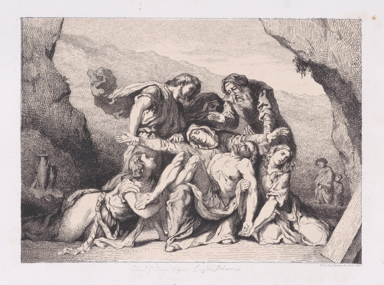 Pietà, 1852., 1852. alkotó: Edmond Hédouin