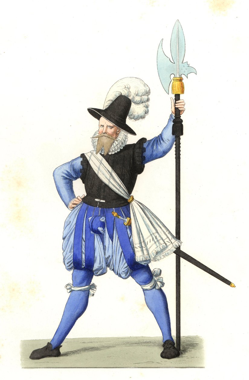 Heinrich Schmid, svájci hallebardier alkotó: Edmond Lechevallier Chevignard