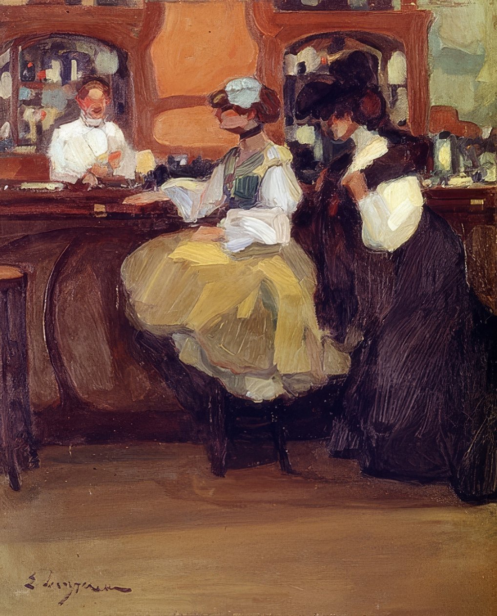 Tabarin bár. 1905 alkotó: Edmond Lempereur