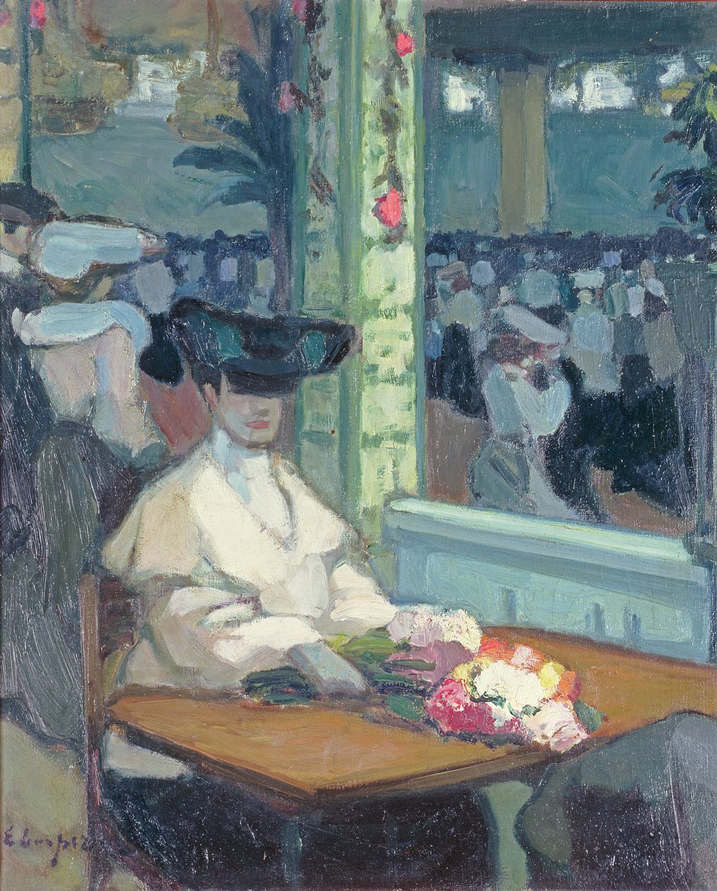 Várakozás (Moulin de la Galette) alkotó: Edmond Lempereur