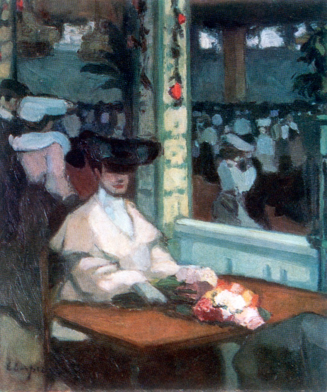 Várakozás, Moulin de la Galette, 1905. alkotó: Edmond Lempereur