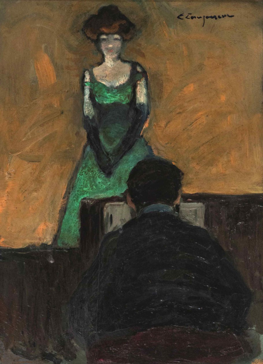 Yvette Guilbert, 1895-1900 körül. alkotó: Edmond Lempereur