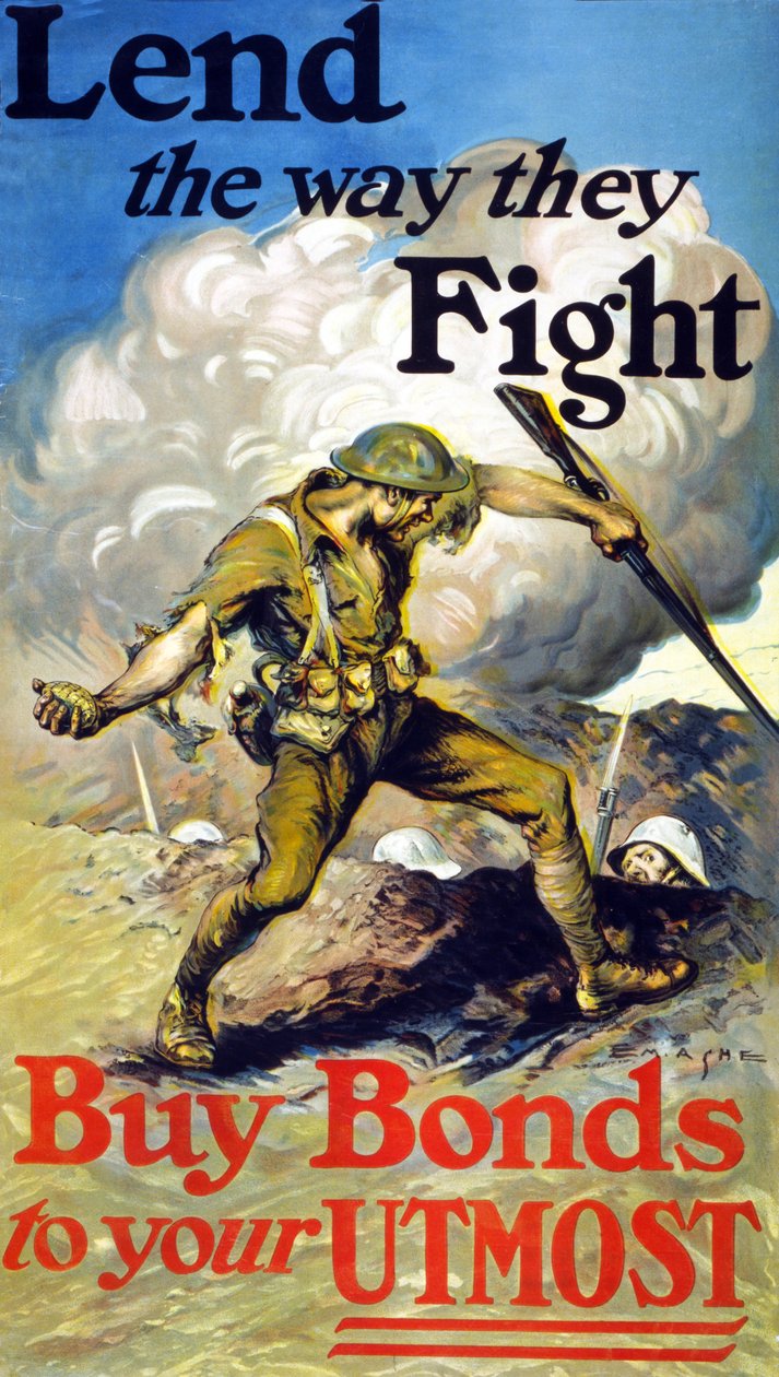 Adj kölcsön, ahogy harcolnak, 1918 alkotó: Edmund Ashe