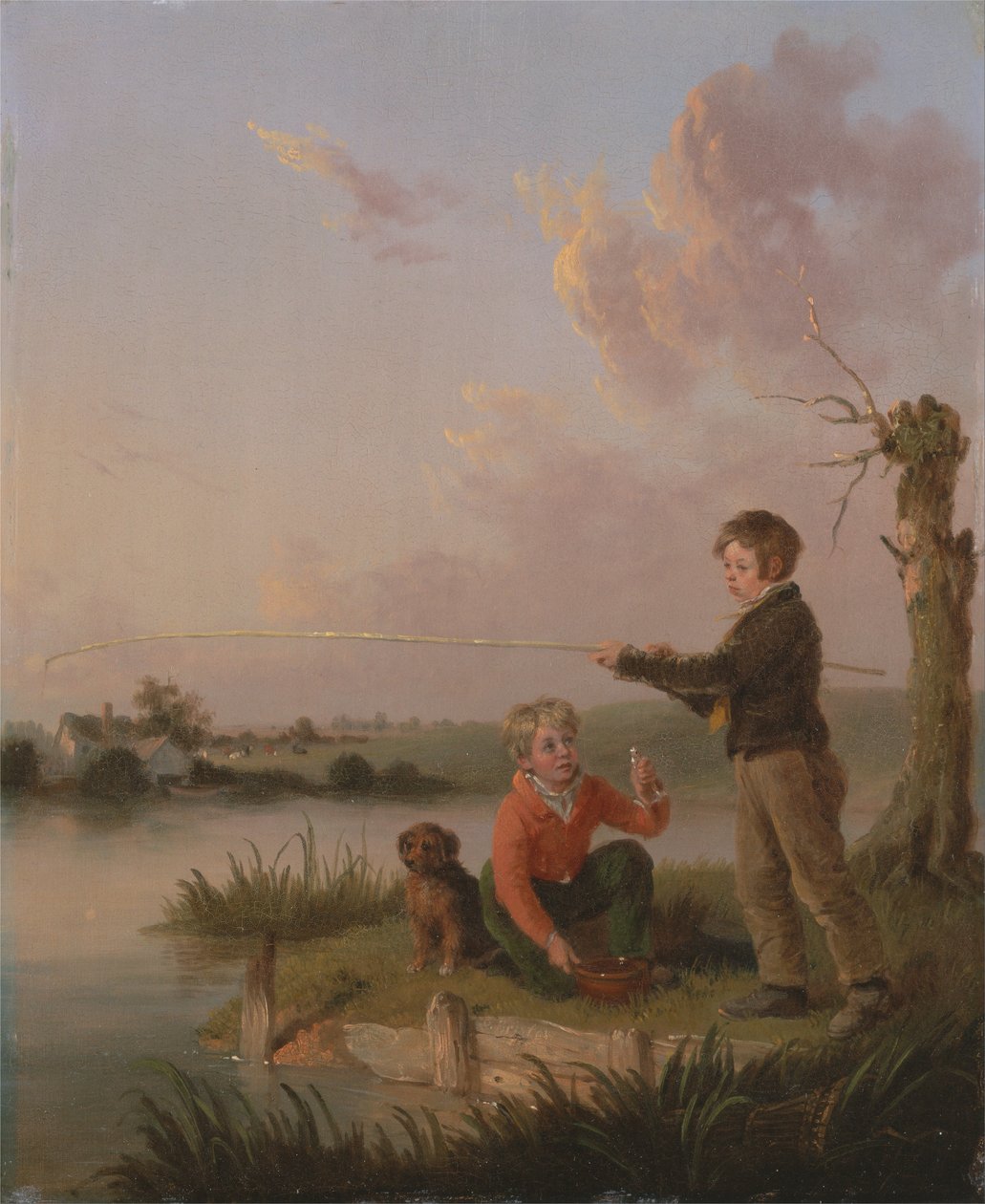 A fiatal horgászok alkotó: Edmund Bristow