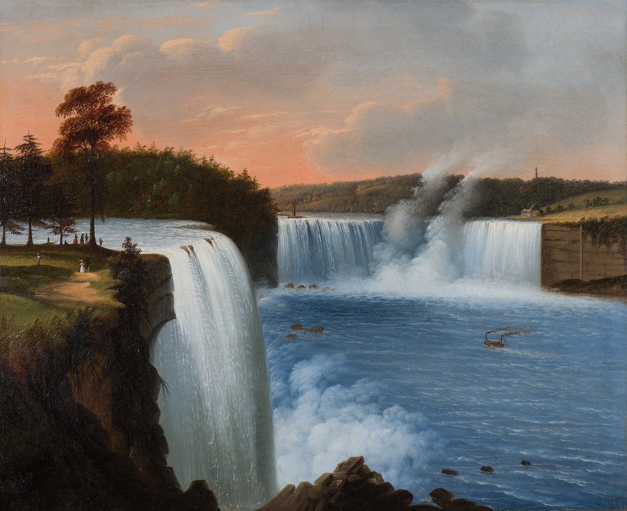 Niagara-vízesés, 1850 alkotó: Edmund C. Coates