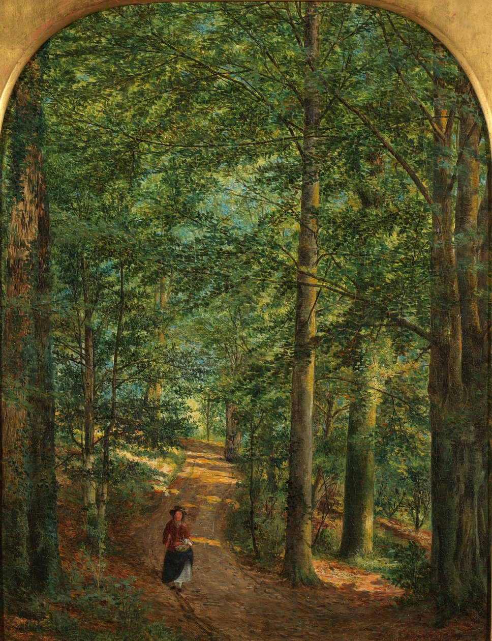 Az erdőben alkotó: Edmund George Warren