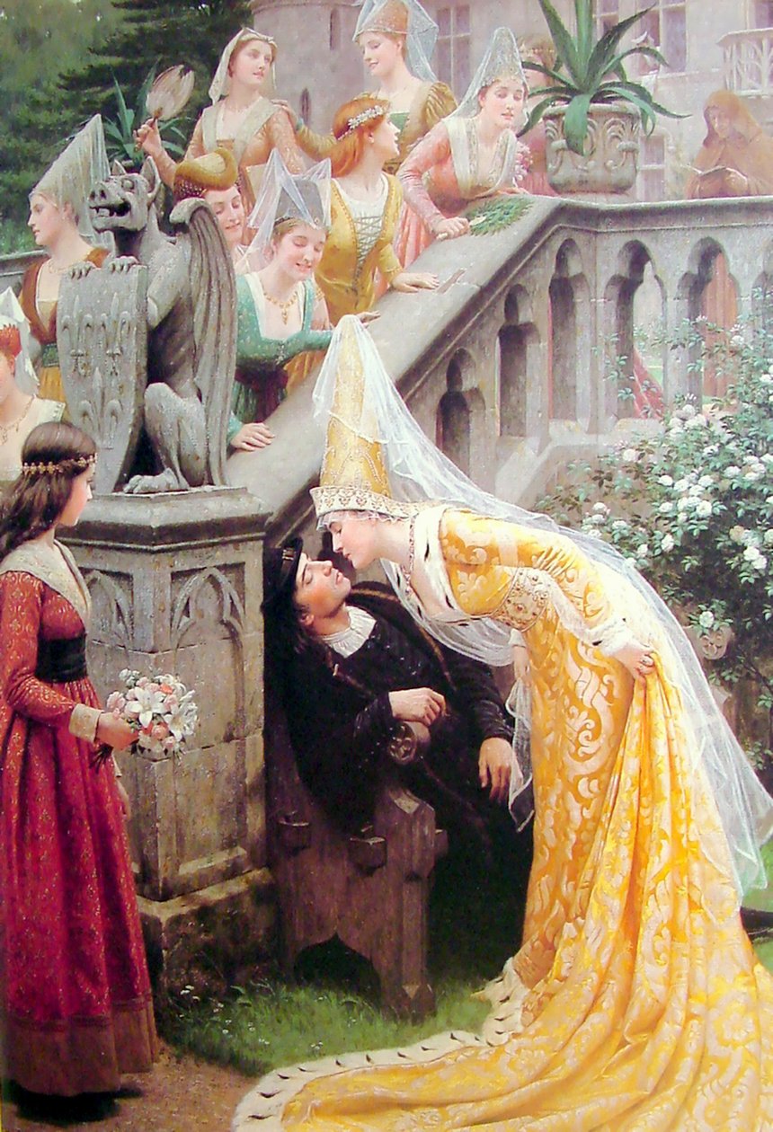 Alain Chartier alkotó: Edmund Leighton