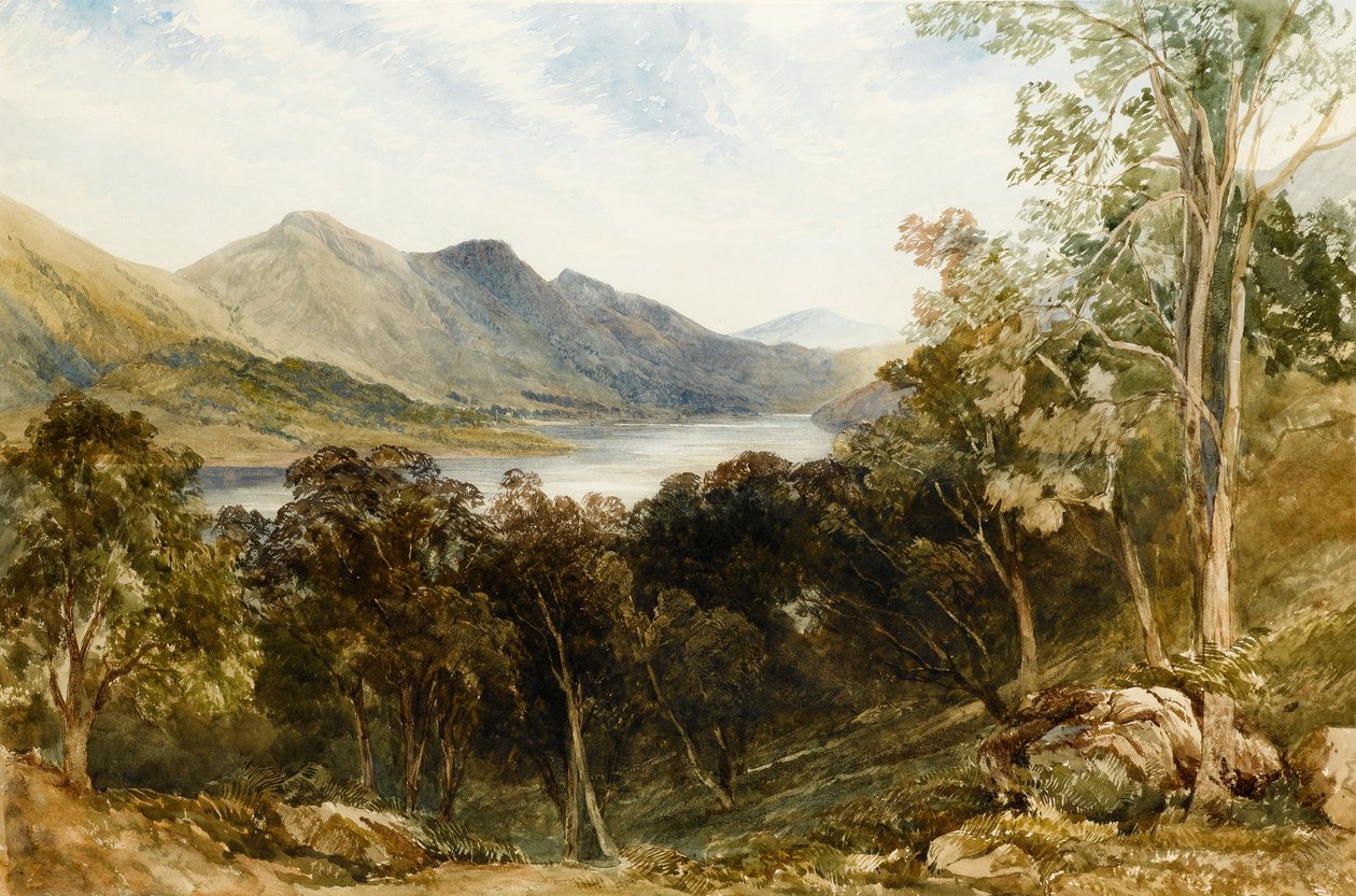 Ballachulish, Loch Leven, 1867 (wc papíron) alkotó: Edmund Morison Wimperis