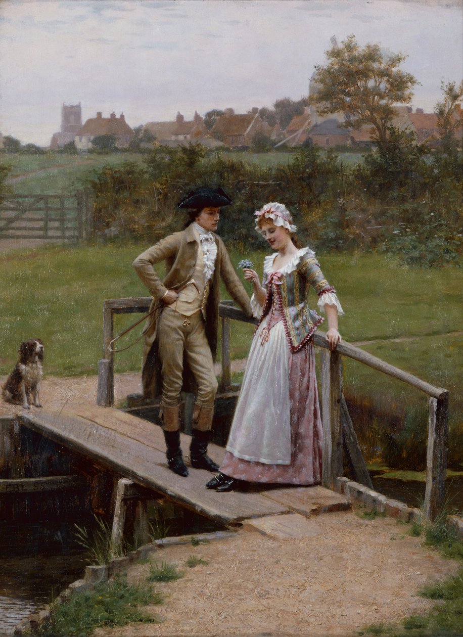 Forget Me Nots alkotó: Edmund Blair Leighton