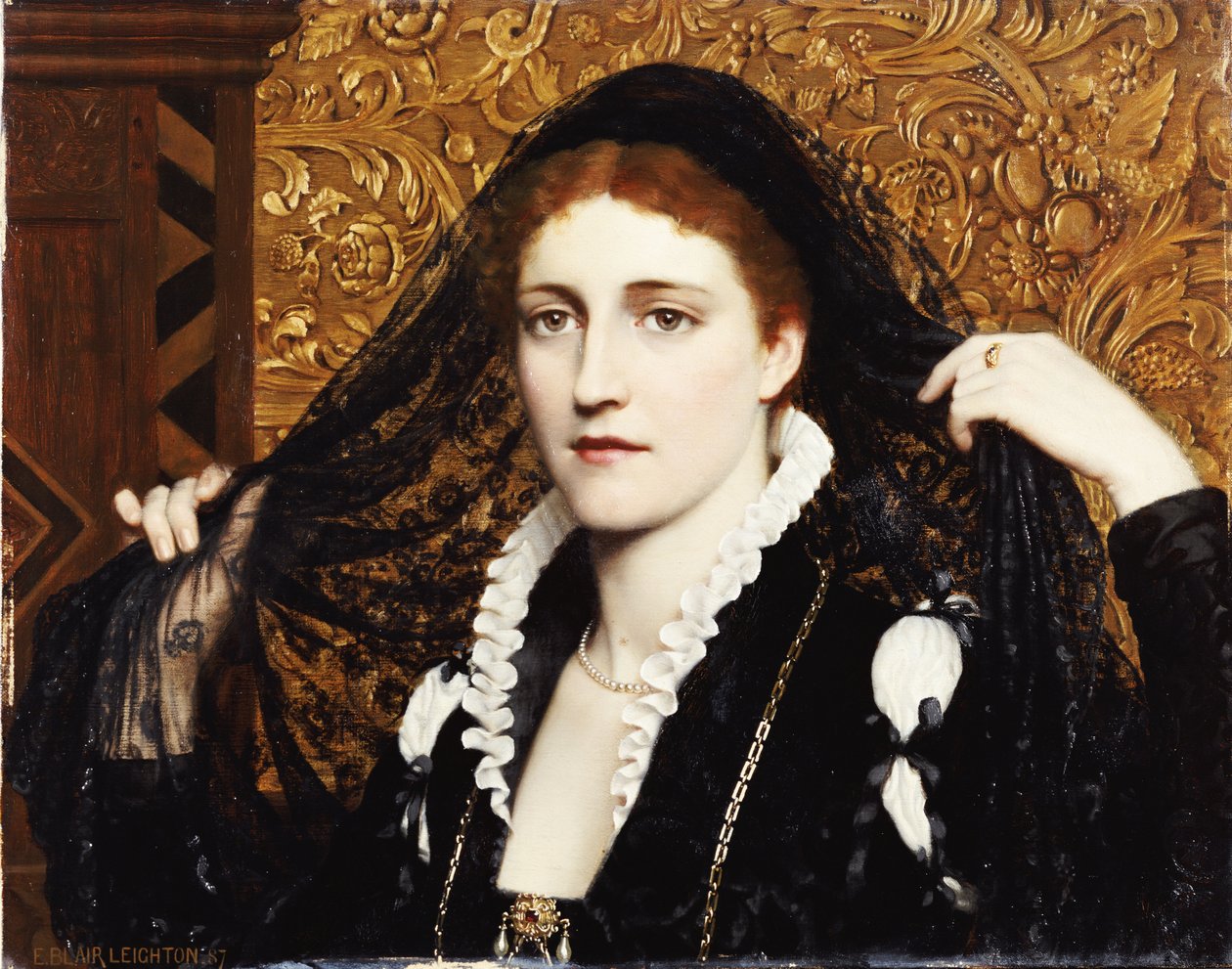 Olivia, 1887 alkotó: Edmund Blair Leighton