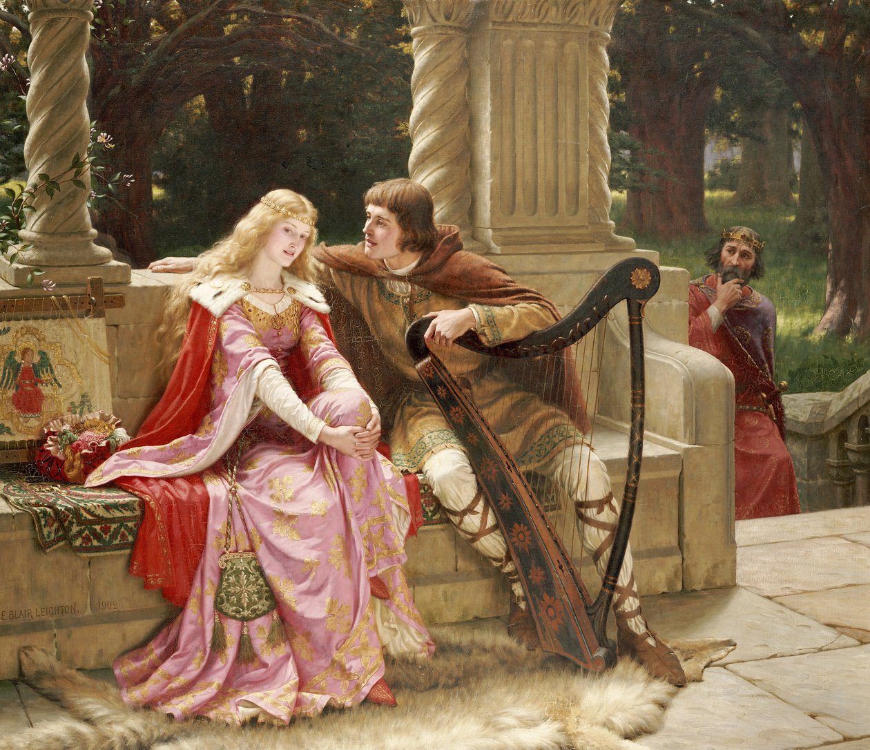 A dal vége, 1902 alkotó: Edmund Blair Leighton