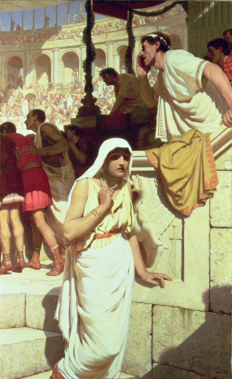 A gladiátorok felesége, 1884 alkotó: Edmund Blair Leighton