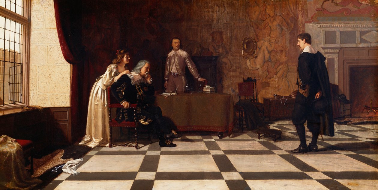 A megbékélés, alkotó: Edmund Blair Leighton