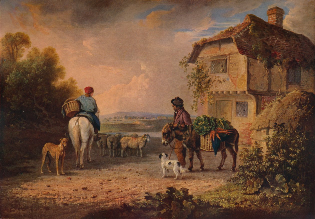 Ki a piacra, 1828 alkotó: Edmund Bristow
