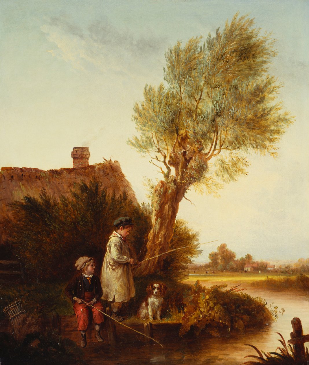 Fiatal horgászok alkotó: Edmund Bristow