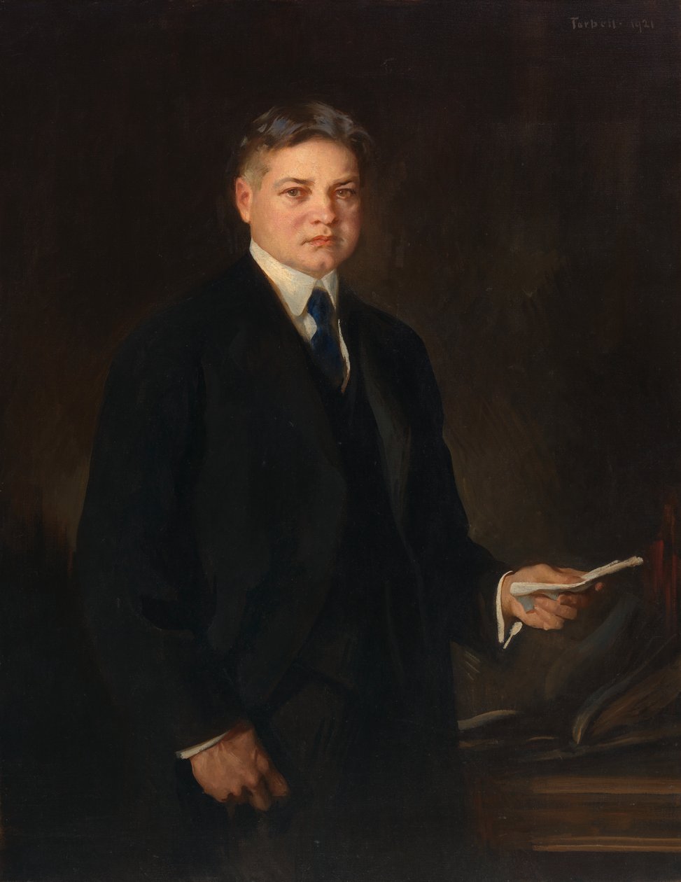Herbert Hoover, 1921. alkotó: Edmund Charles Tarbell