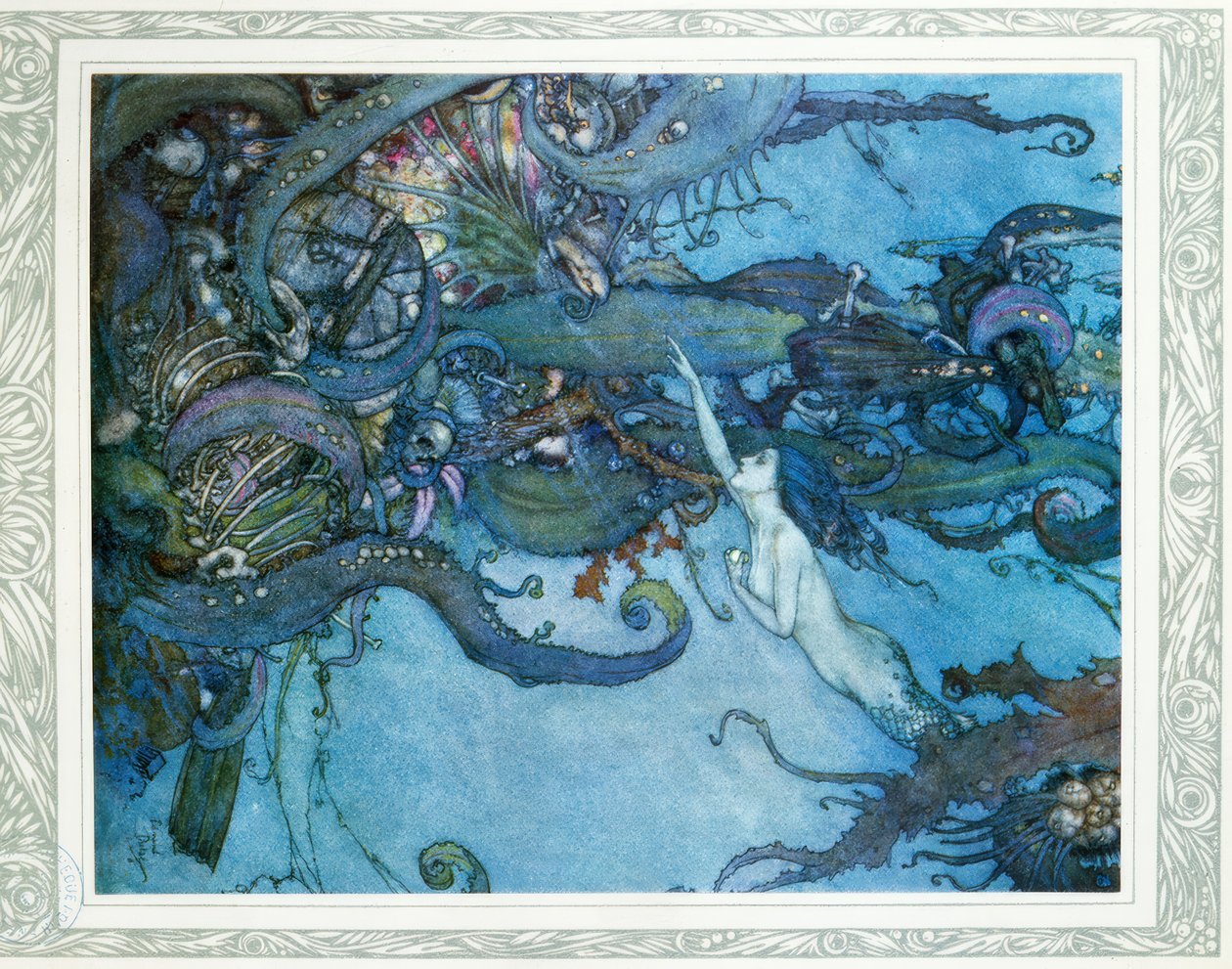 A kis hableány alkotó: Edmund Dulac