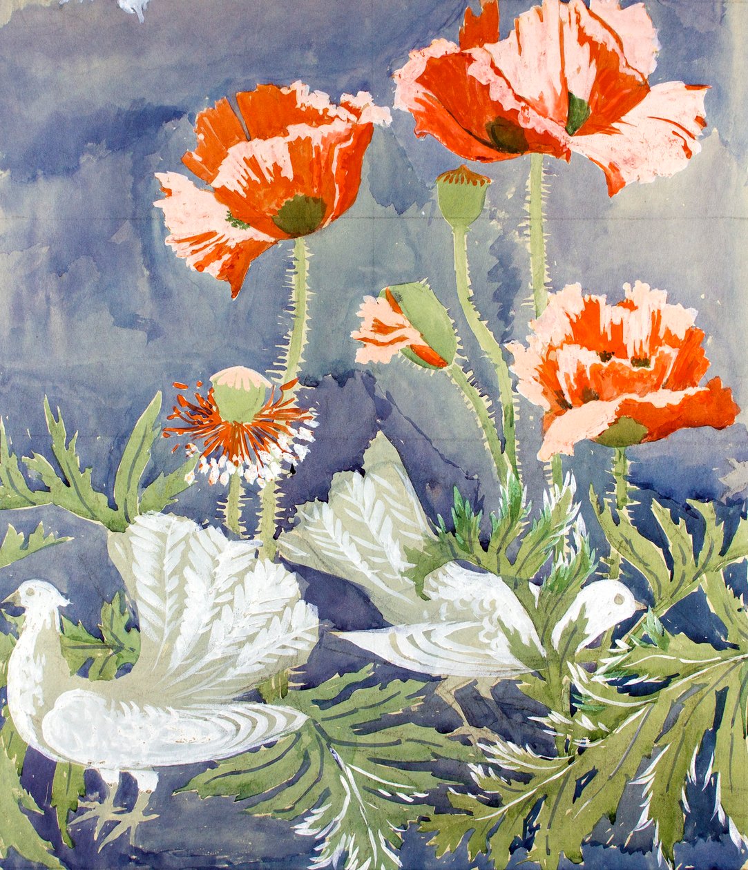 Peace c1920 (gouache papíron) alkotó: Edmund Hunter