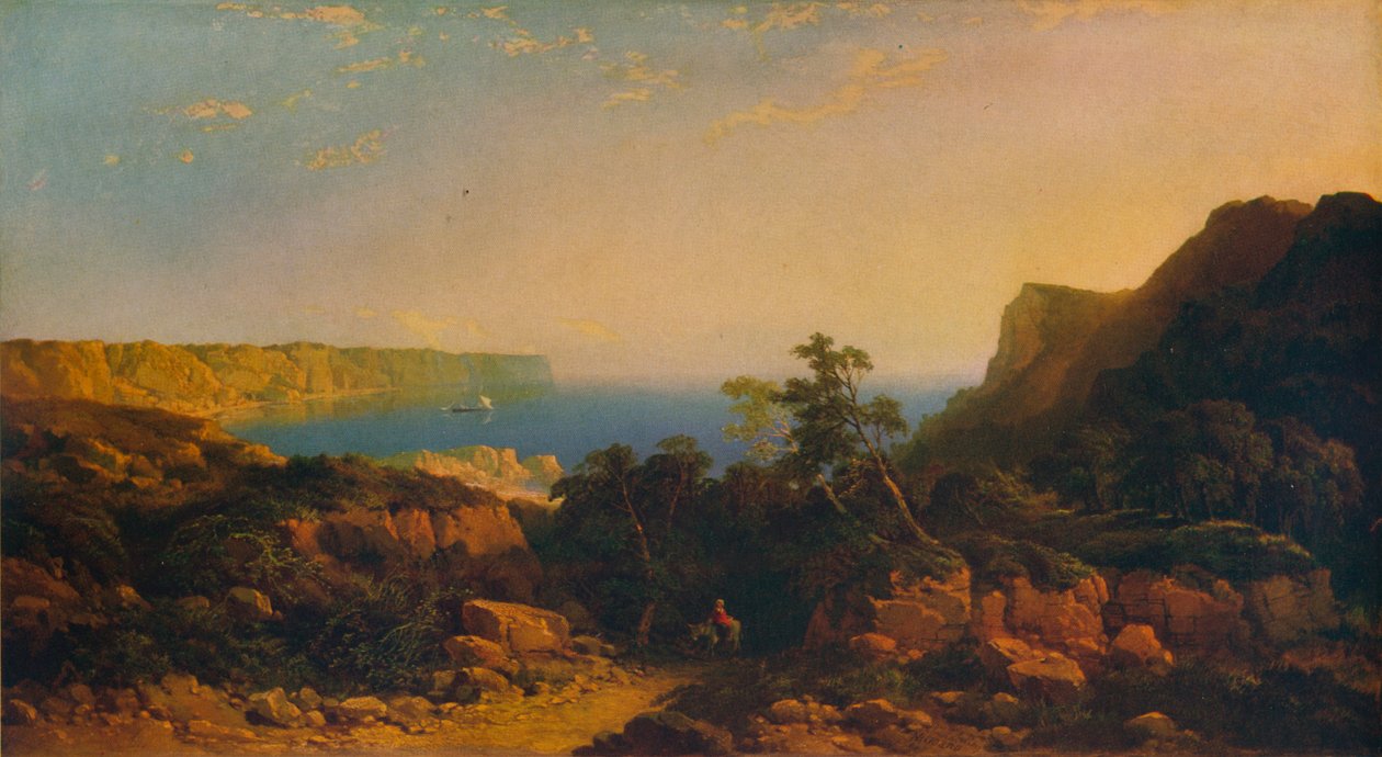 Mulgrave Woodsból, Whitby közelében, 1860 alkotó: Edmund John Niemann