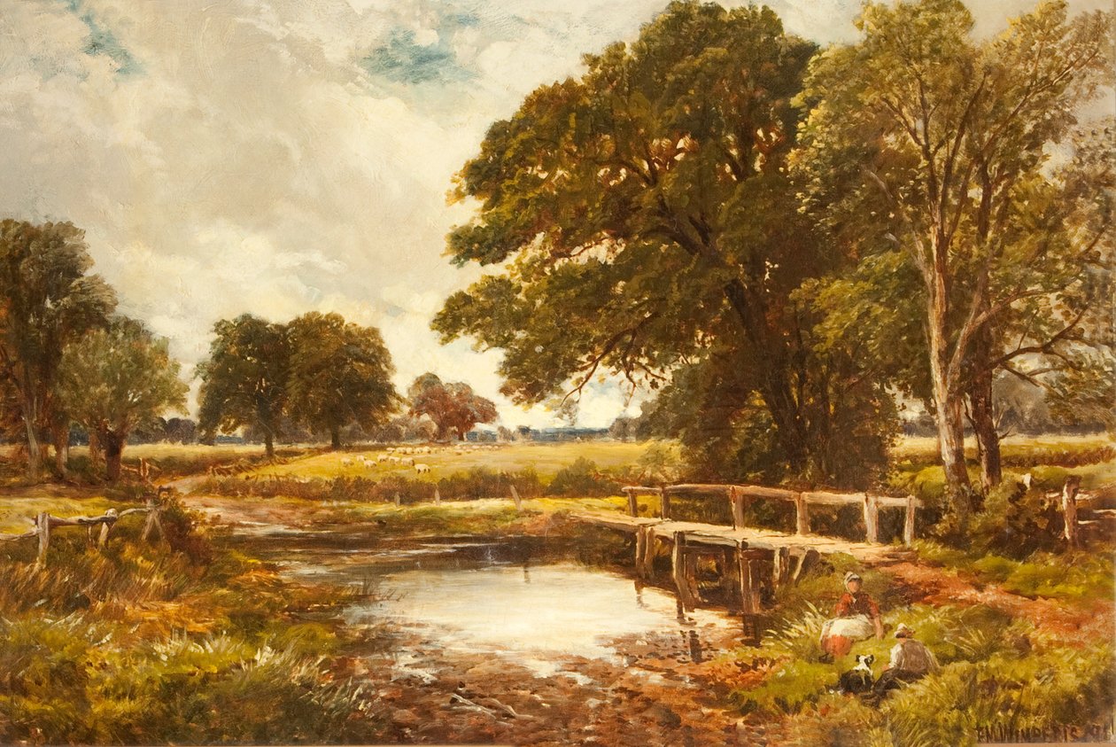 A Hampshire Ford, 1891 alkotó: Edmund Morison Wimperis