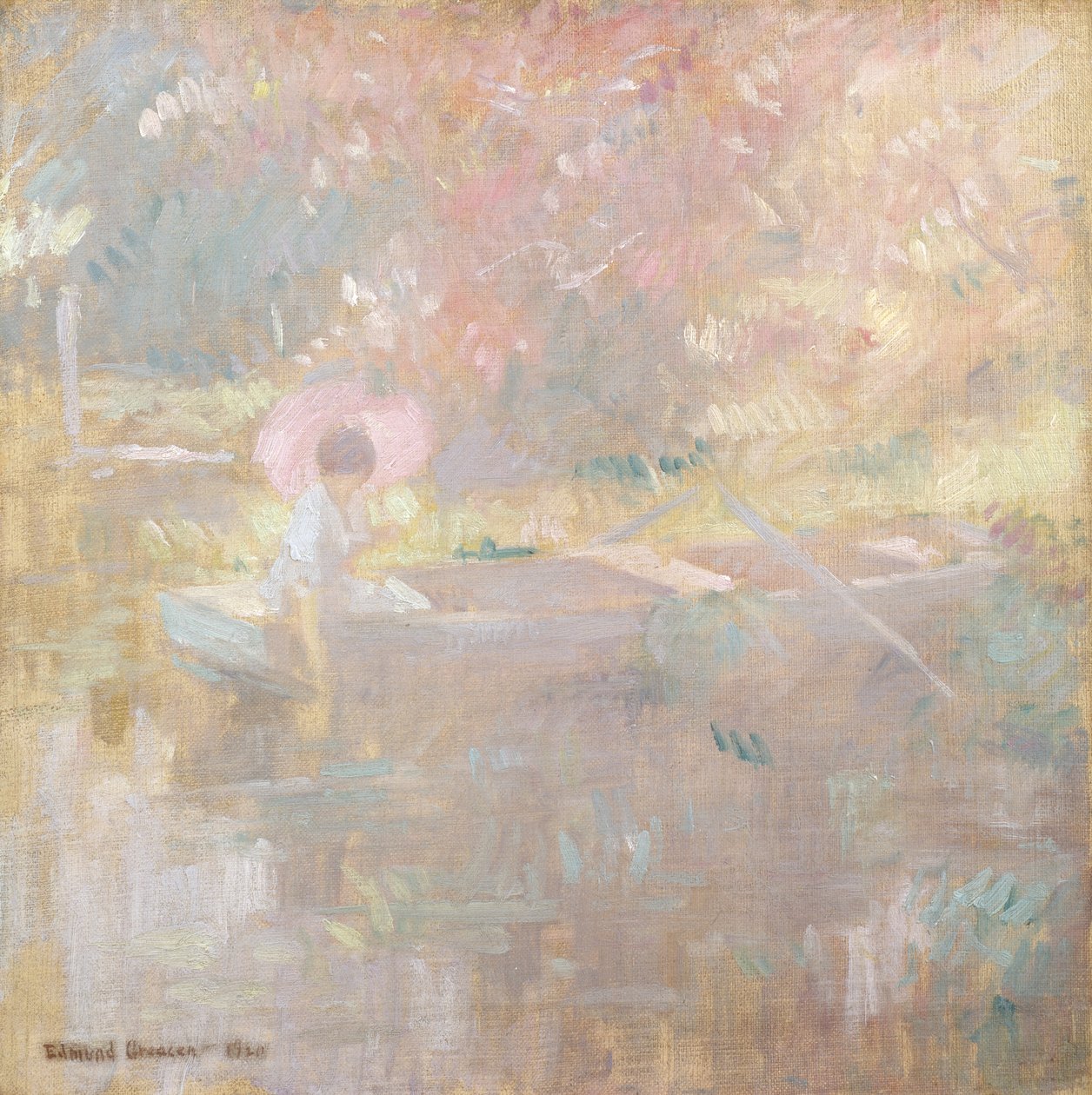A hölgy a csónakban alkotó: Edmund William Greacen