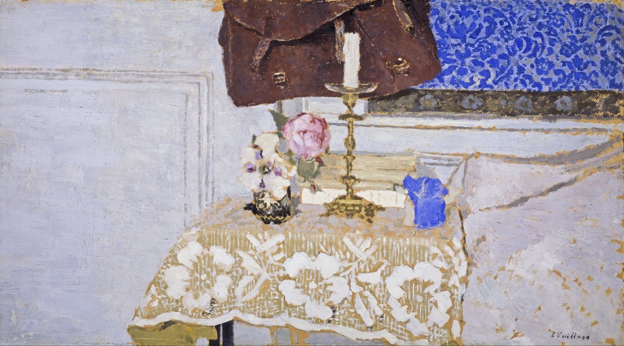 Csendélet gyertyatartóval (A gyertyatartó) alkotó: Edouard Vuillard