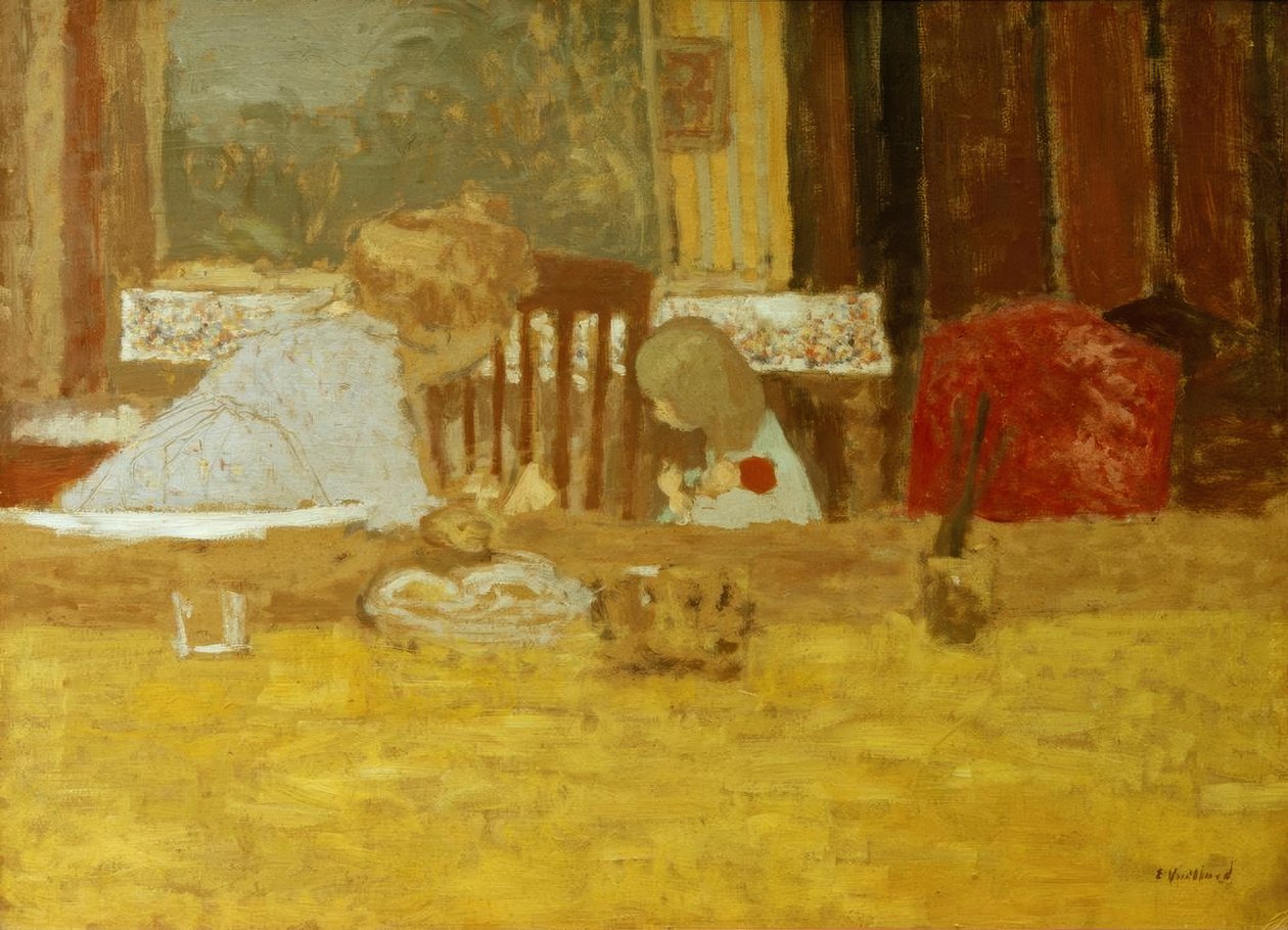 Olga Natanson és lánya, Marcelle alkotó: Edouard Vuillard