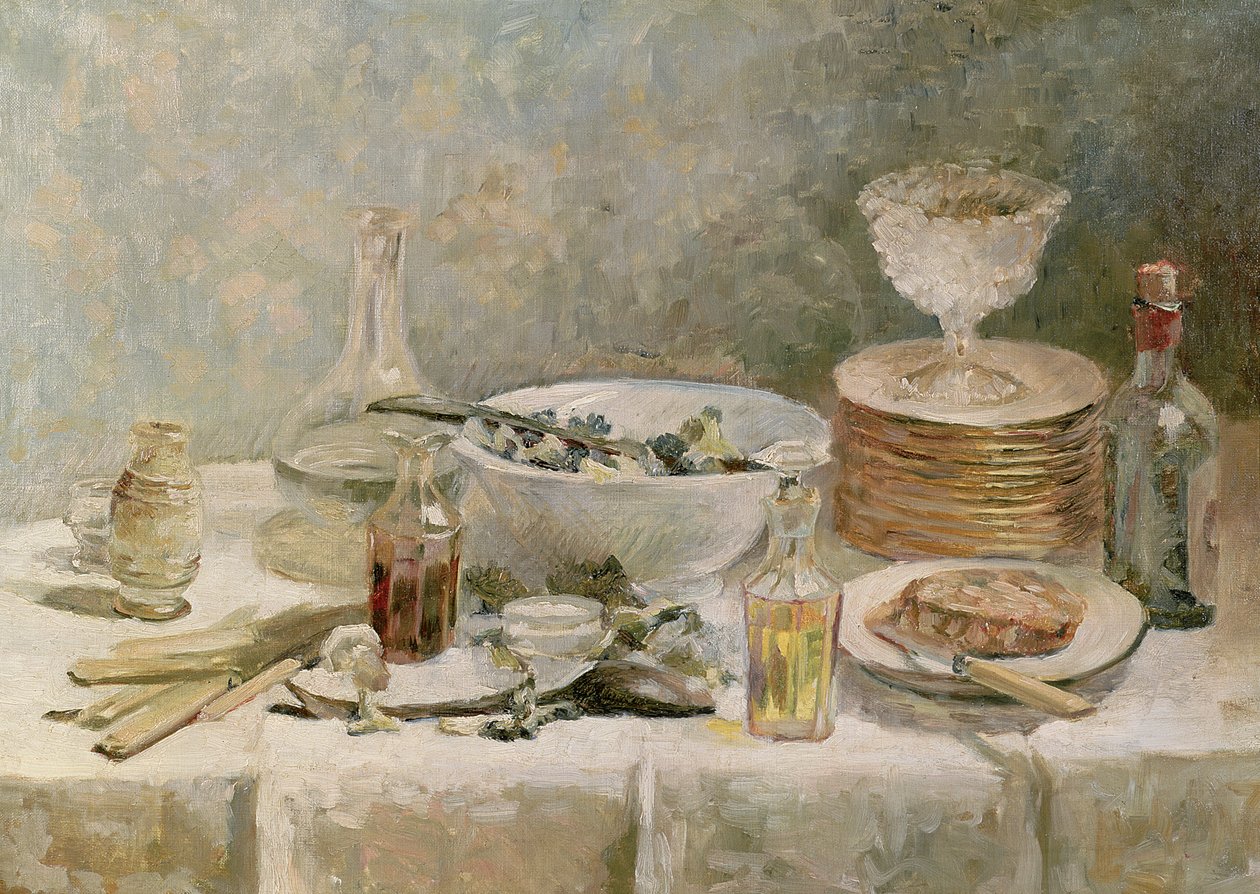 Csendélet salátával, 1887-88 körül alkotó: Edouard Vuillard